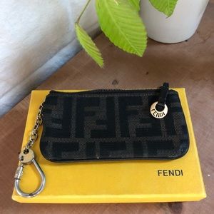 FENDI Zucca Keychain Coin Pouch